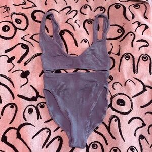 You swim Eva High Waist in Plume.